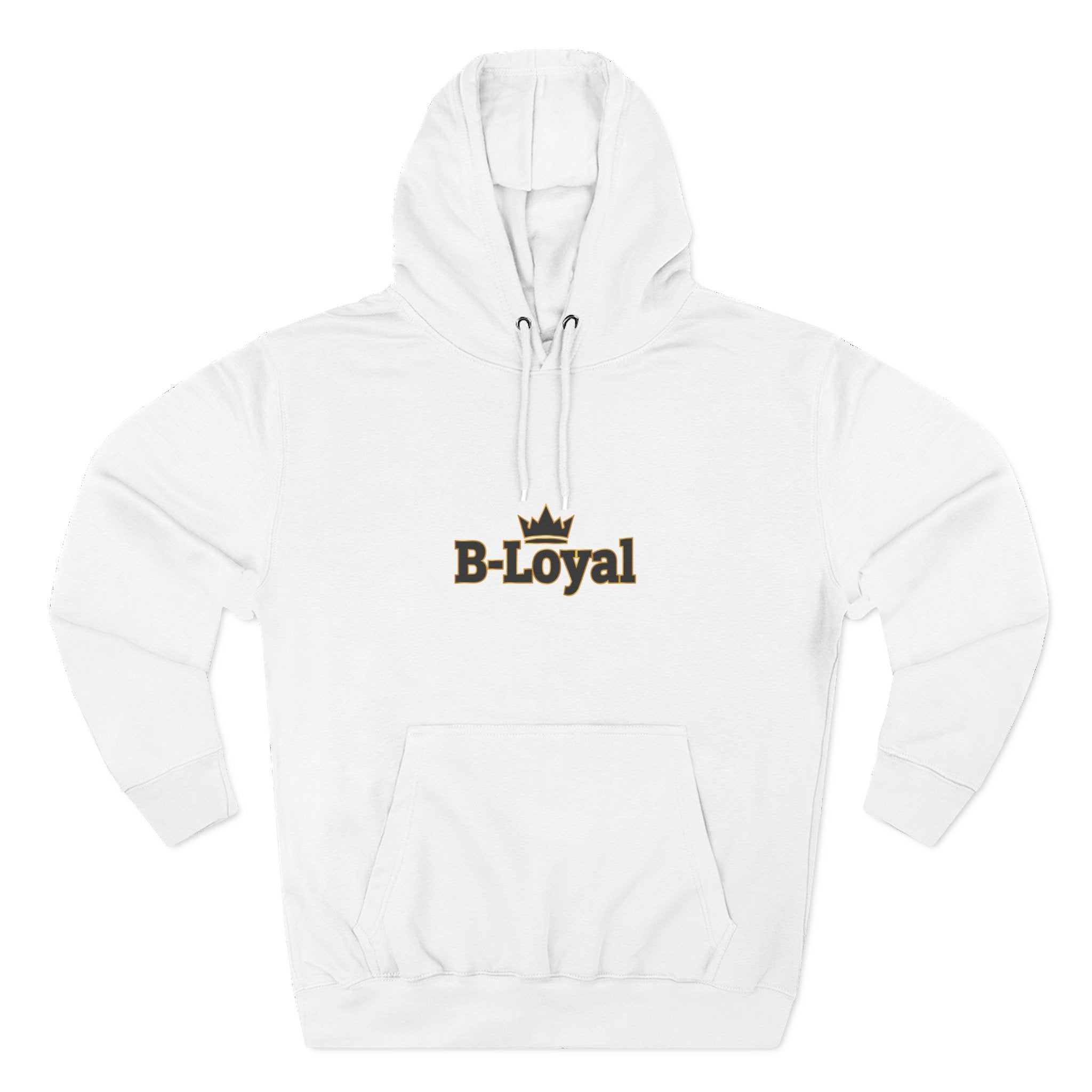 B-Loyal Crown Hoodie — Minimal Logo Fleece Pullover
